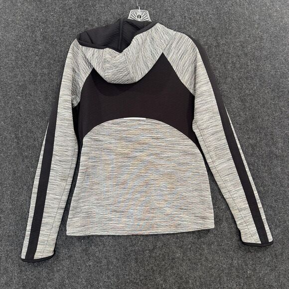 Athleta Snowscape Jacket Women's Small Gray Black Full Zip Hooded - Picture 6 of 8